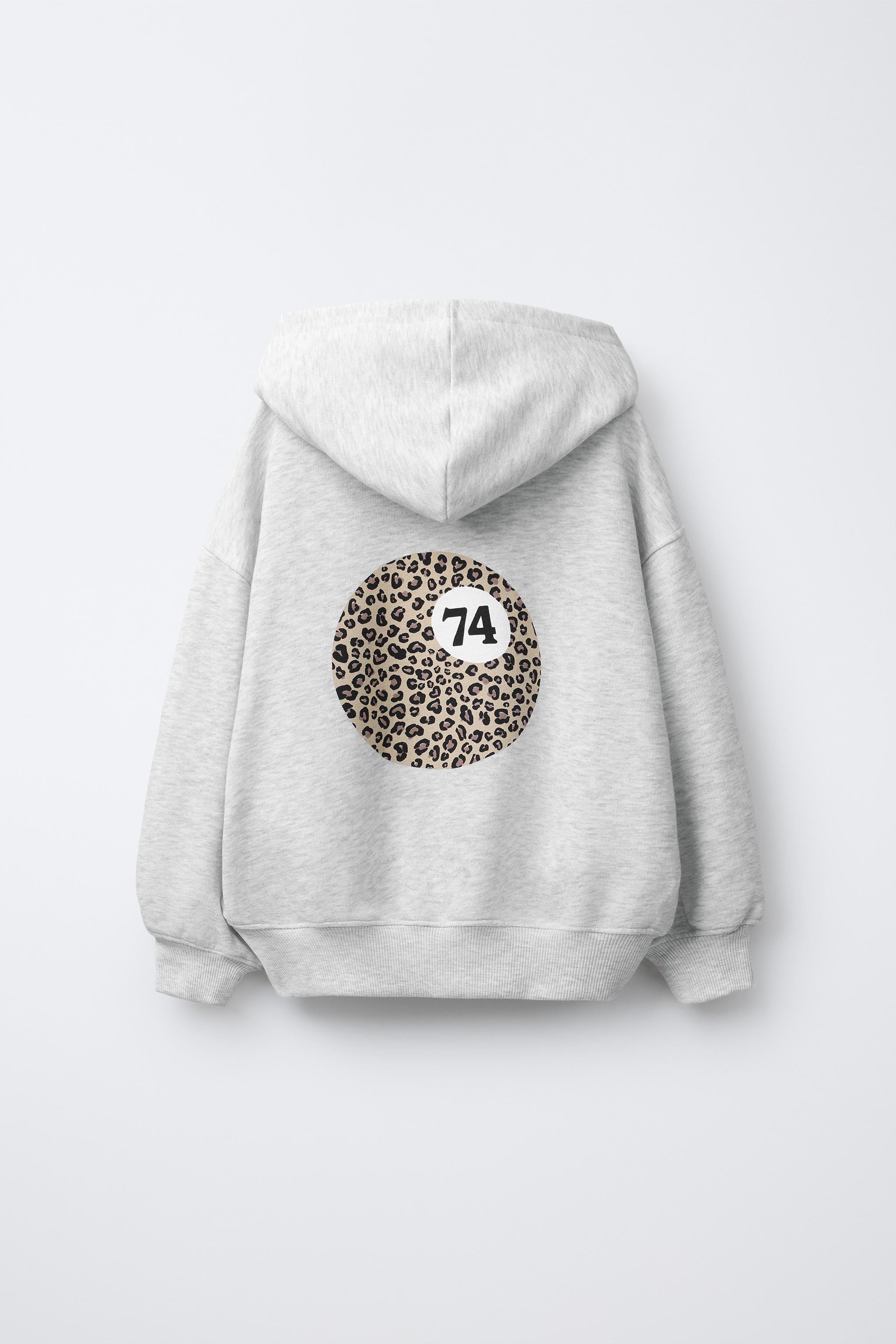 【りる】 BILLIARD BALL HOODIE - Grey marl | ZARA Spain
