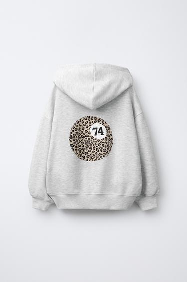 BILLIARD BALL HOODIE - Grey marl by Zara - Image 1