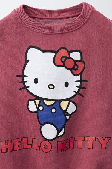 HELLO KITTY © SANRIO PRINT SWEATSHIRT - Dark pink by Zara - Image 2