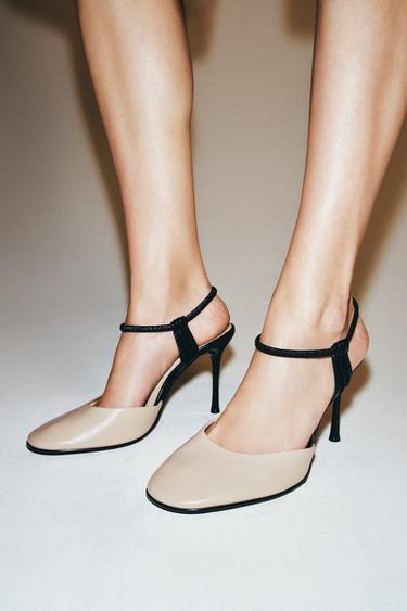 КОЖАНЫЕ ТУФЛИ-МЮЛИ — Разноцветный от Zara — изображение 0