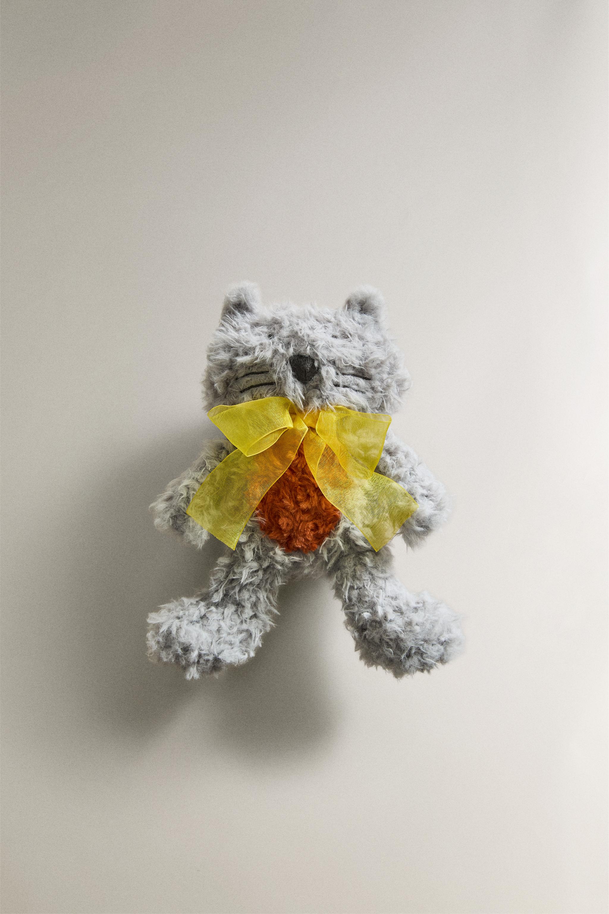 KIDS' CAT PLUSH TOY X THE ANIMALS OBSERVATORY - Gray | ZARA United