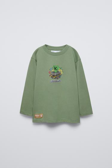 CAMISETA MINECRAFT © MOJANG AB. ™ - Verde de Zara