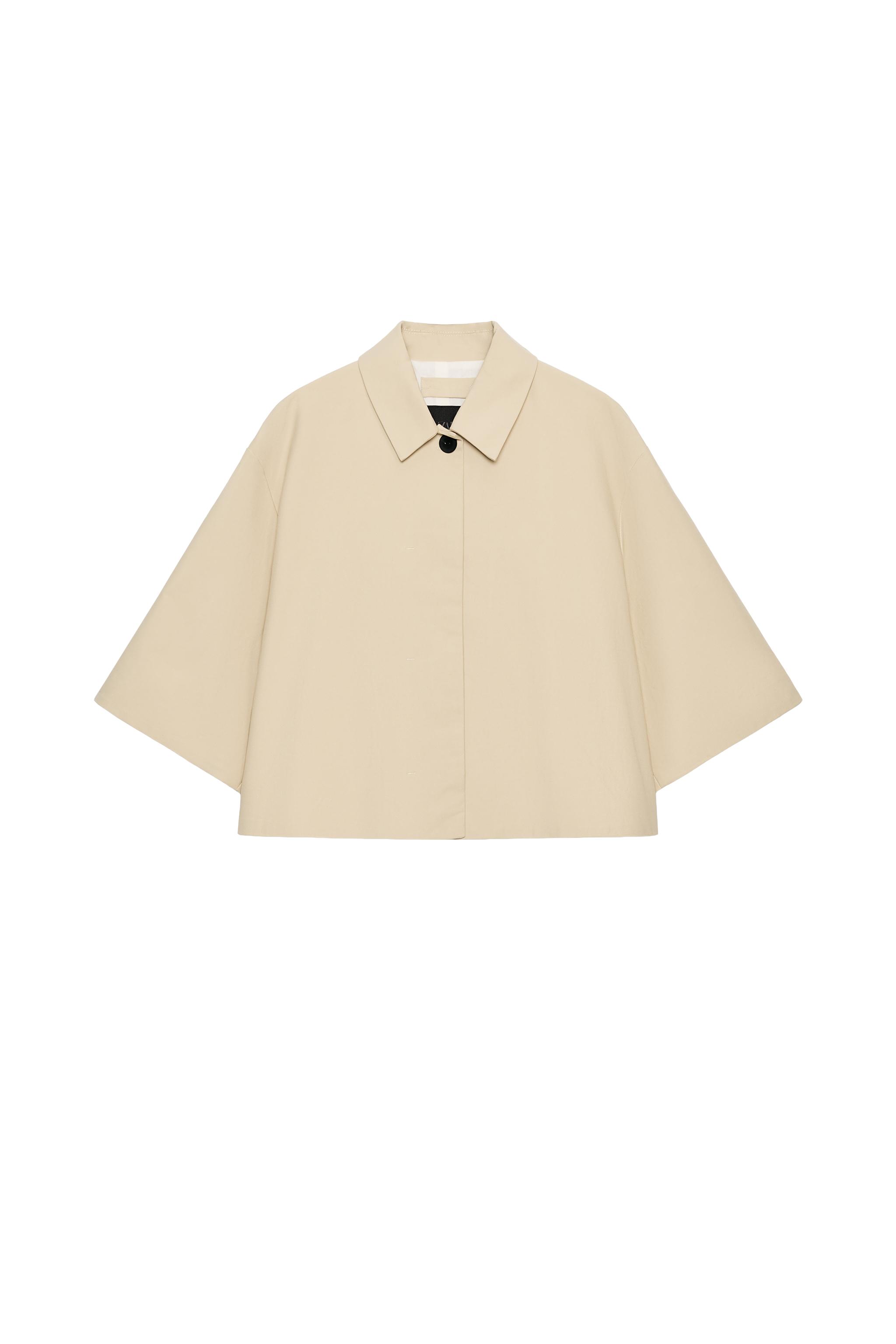 ZW COLLECTION SHORT JACKET - Beige | ZARA United States