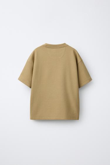 OTTOMAN PATCH T-SHIRT - Tobacco by Zara - Image 1