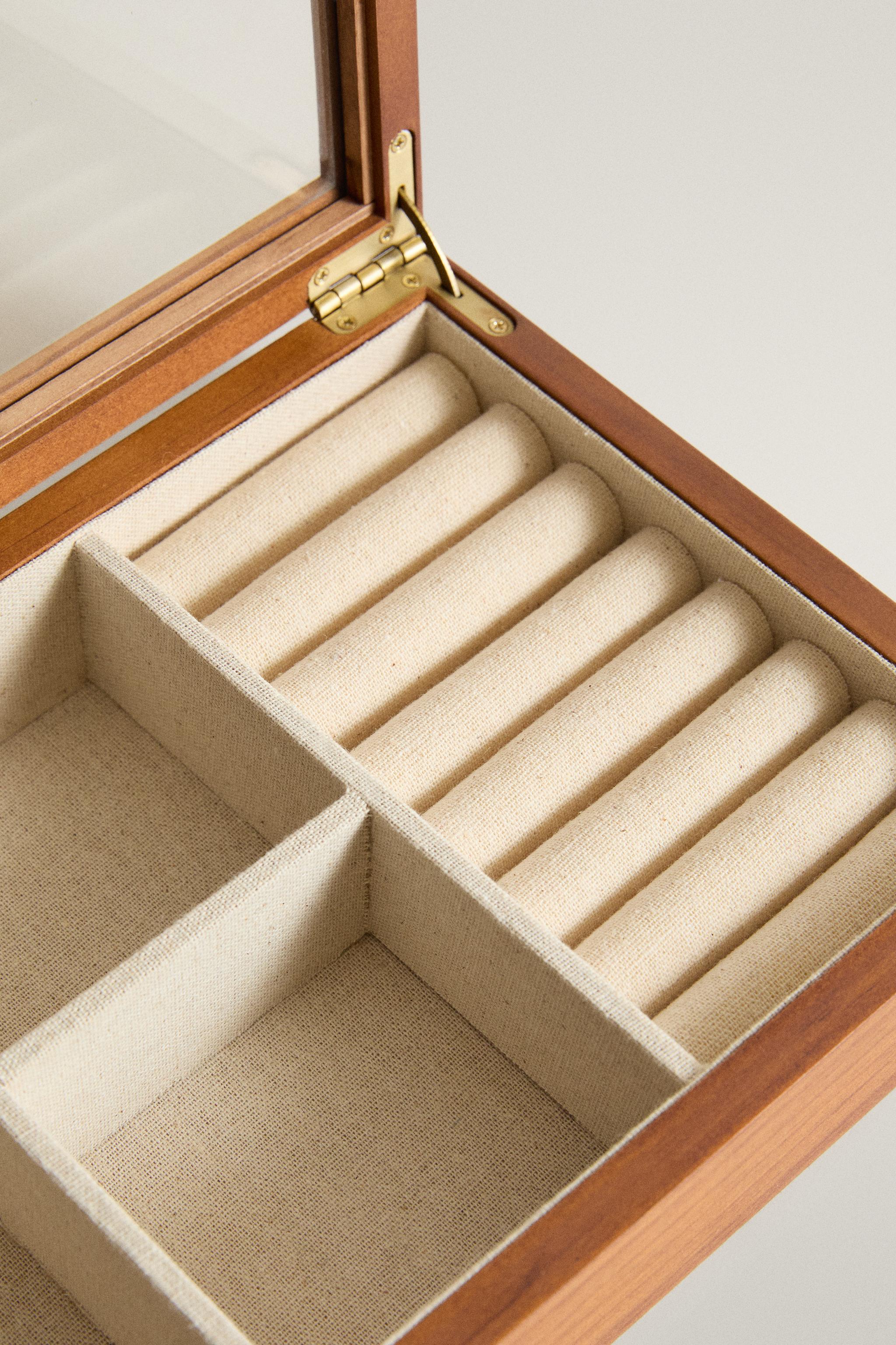 WOODEN JEWELLERY BOX