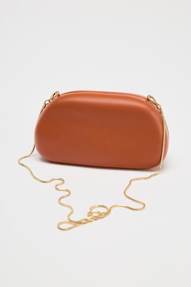 MINAUDIÈRE WITH GOLDEN CLASP - Orange by Zara - Image 3