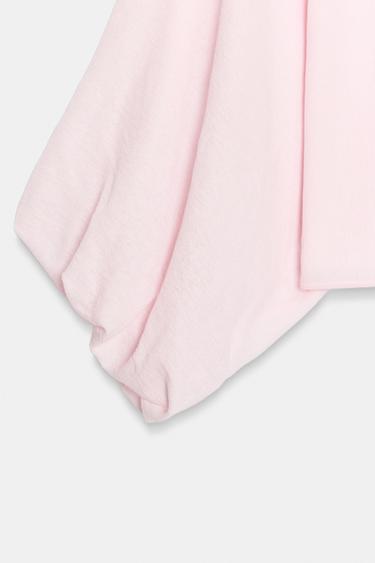 PULL À MANCHES AMPLES - Rose pâle de Zara - Image 9