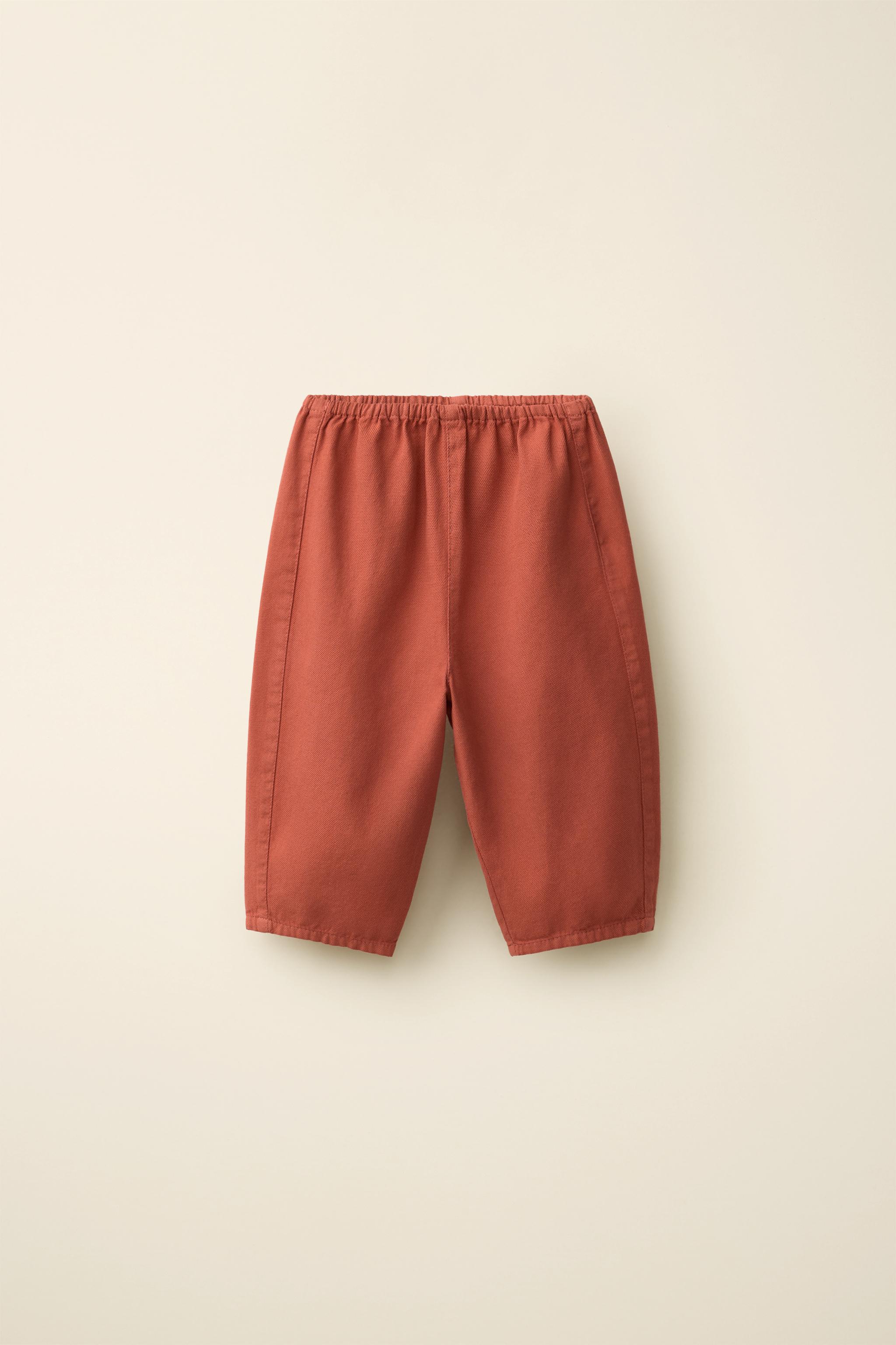 CANVAS PANTS CREATED BY CARAMEL LONDON X ZARA — Orange