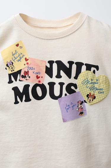 MINNIE MOUSE © DISNEY PATCH T-SHIRT - Ecru by Zara - Image 2