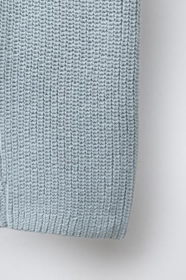 PURL KNIT TROUSERS - Sky blue by Zara - Image 3