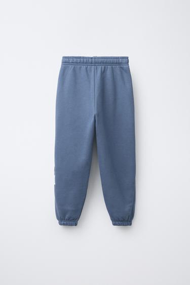 LABEL SWEATSHIRT AND JOGGERS SET - Blue by Zara - Image 4