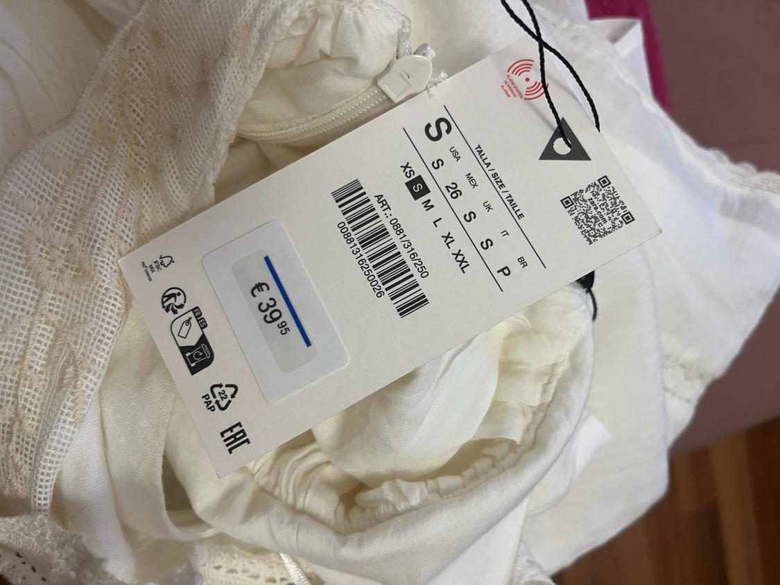 EMBROIDERED CHIFFON MINI DRESS - Image 8