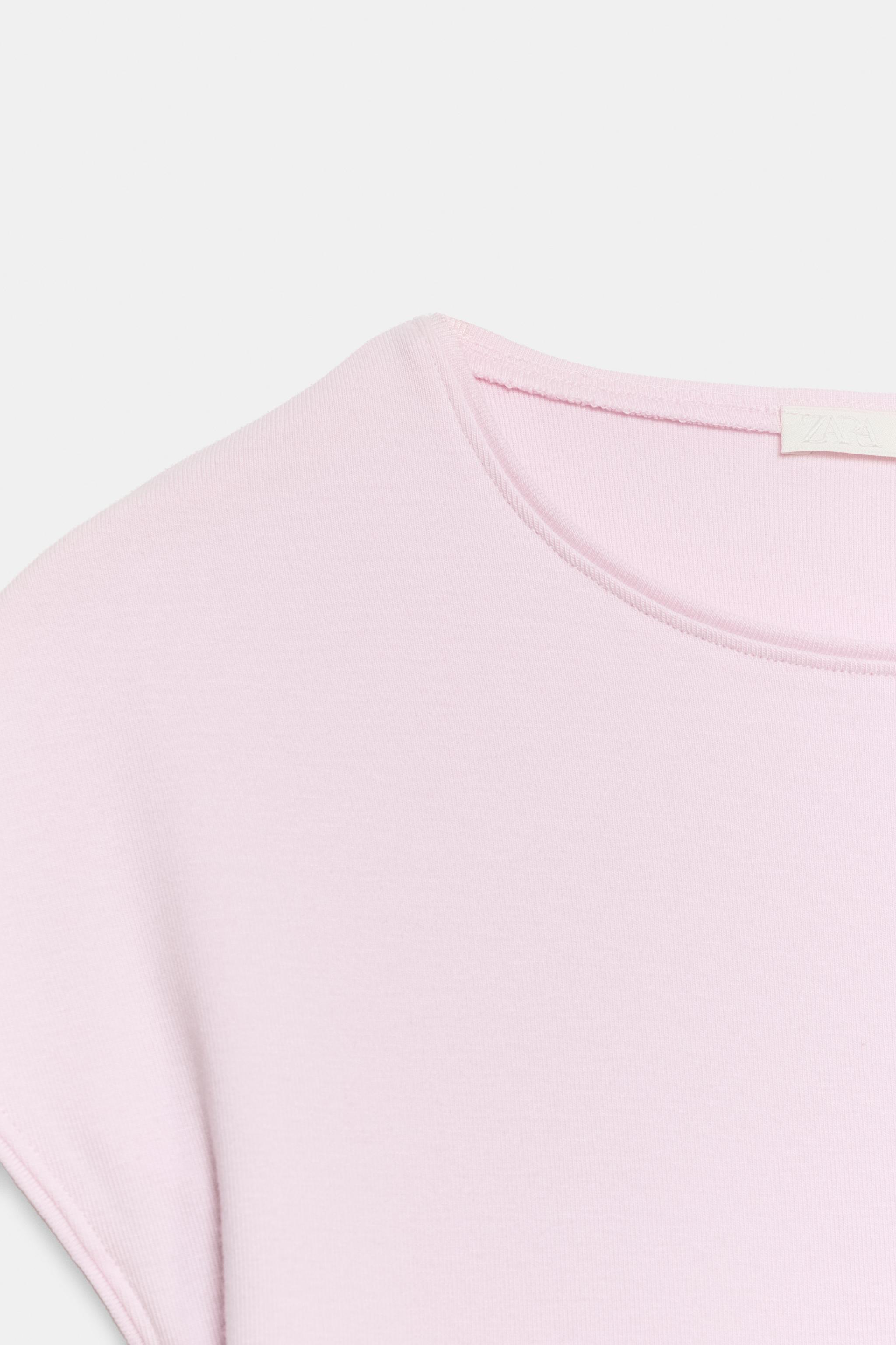 KISA KOLLU CROP T-SHIRT - Görsel 9