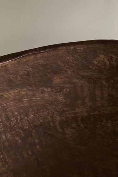 BOL DÉCORATIF PAPIER MÂCHÉ - Marron de Zara - Image 4