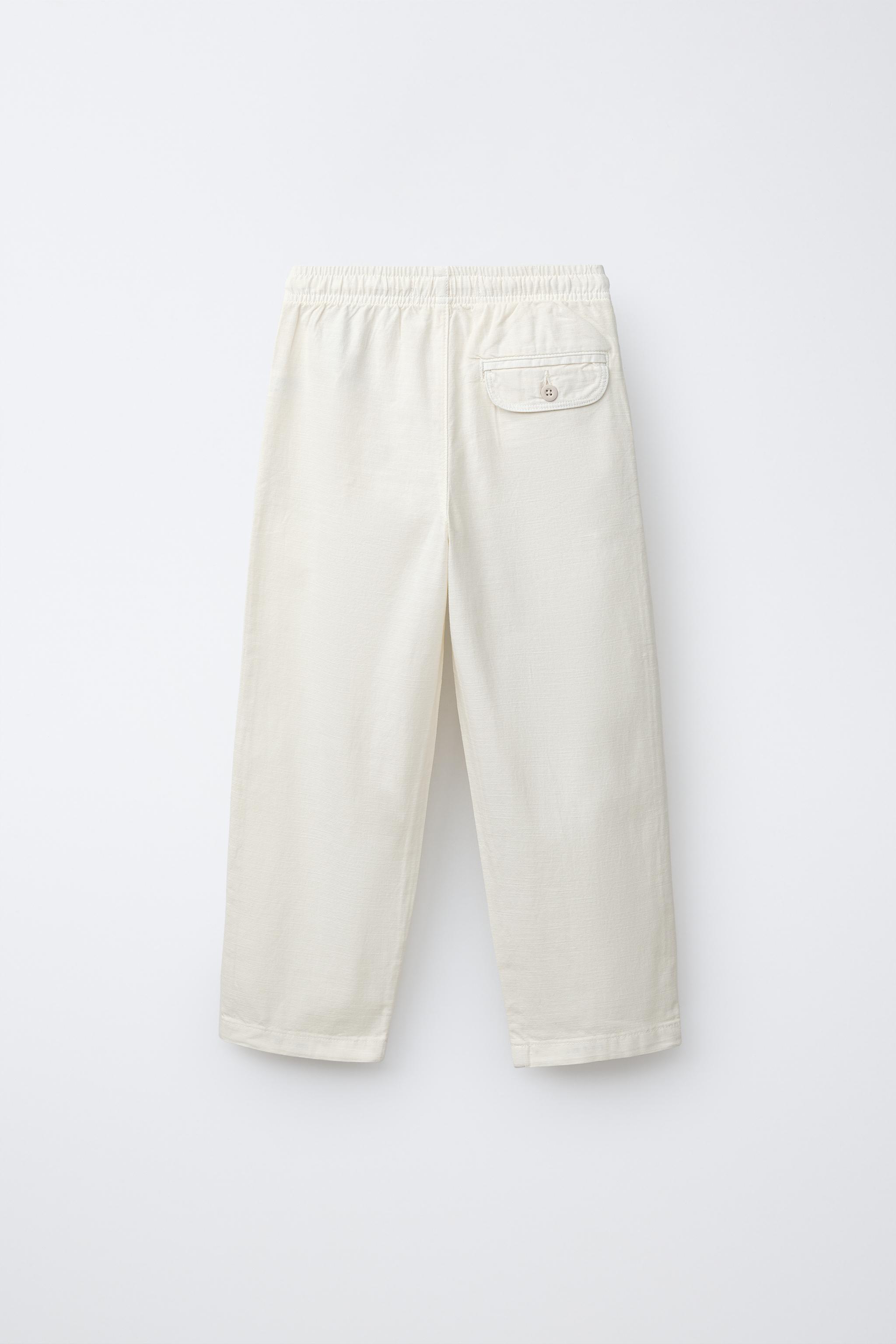 FLOWY COTTON PANTS