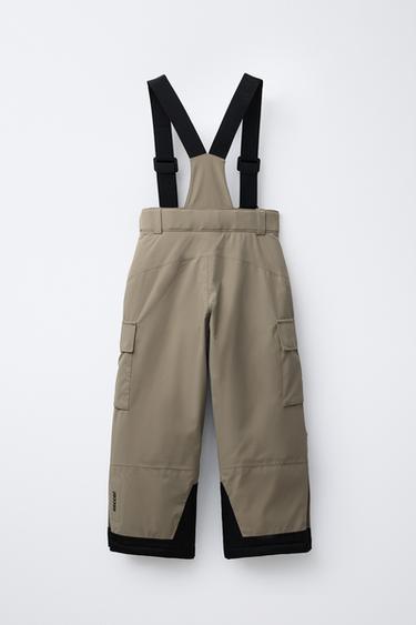 WATERPROOF AND WINDPROOF BRACE TROUSERS RECCO® SYSTEM SKI COLLECTION - Sand by Zara - Image 1