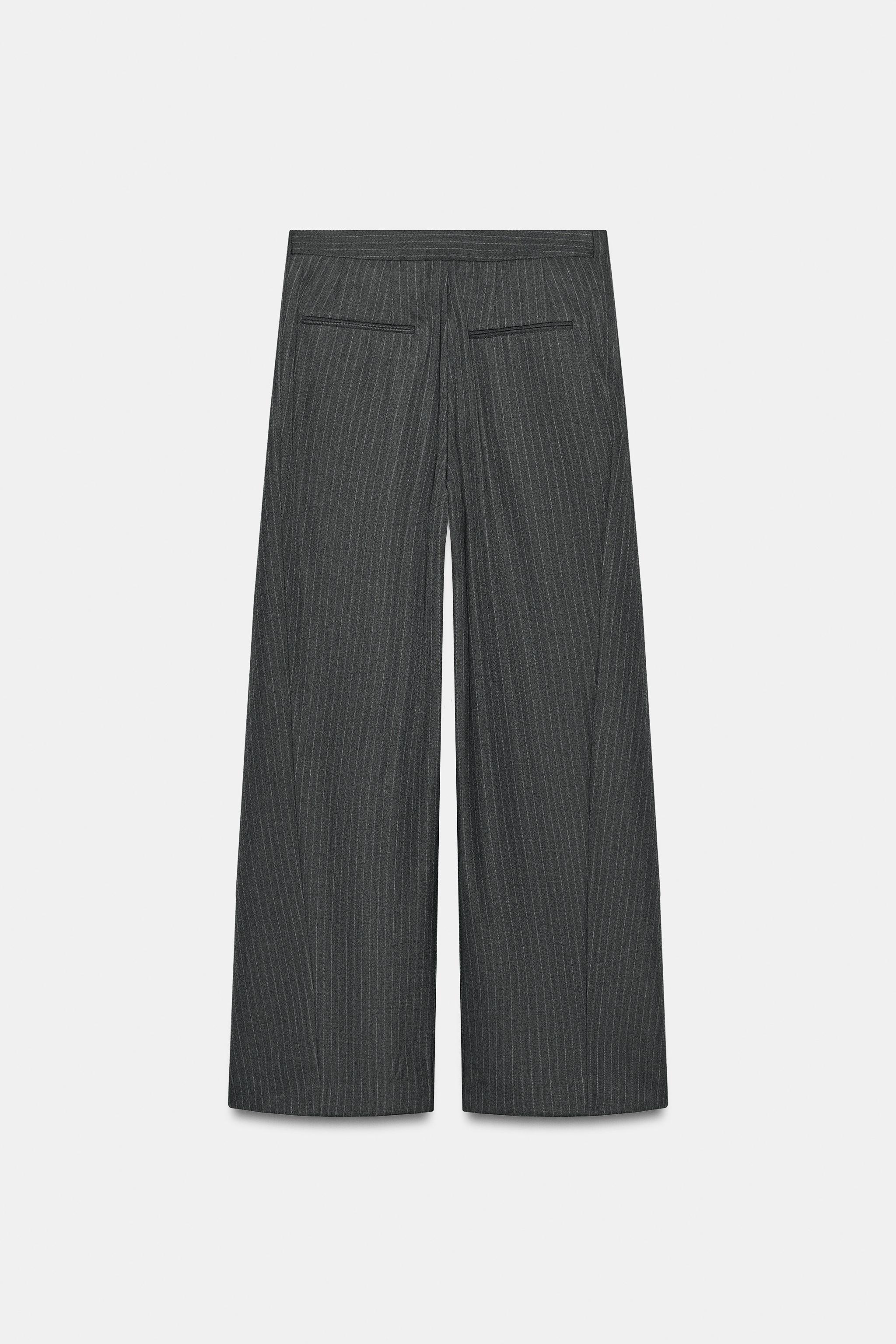 PANTALON À PLIS RAYURES ZW COLLECTION