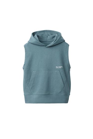 جيليه بغطاء رأس من القطيفة بنص - شرشيري الخاص بـ Zara