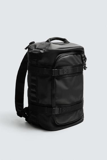 Zara TECHNICAL BACKPACK - Black