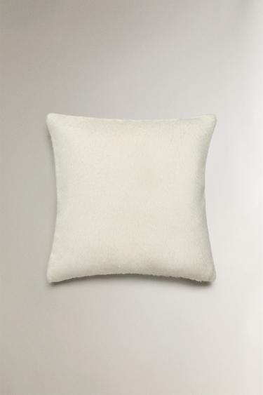 WOOL AND ALPACA CUSHION COVER - Light beige by Zara - Image 2