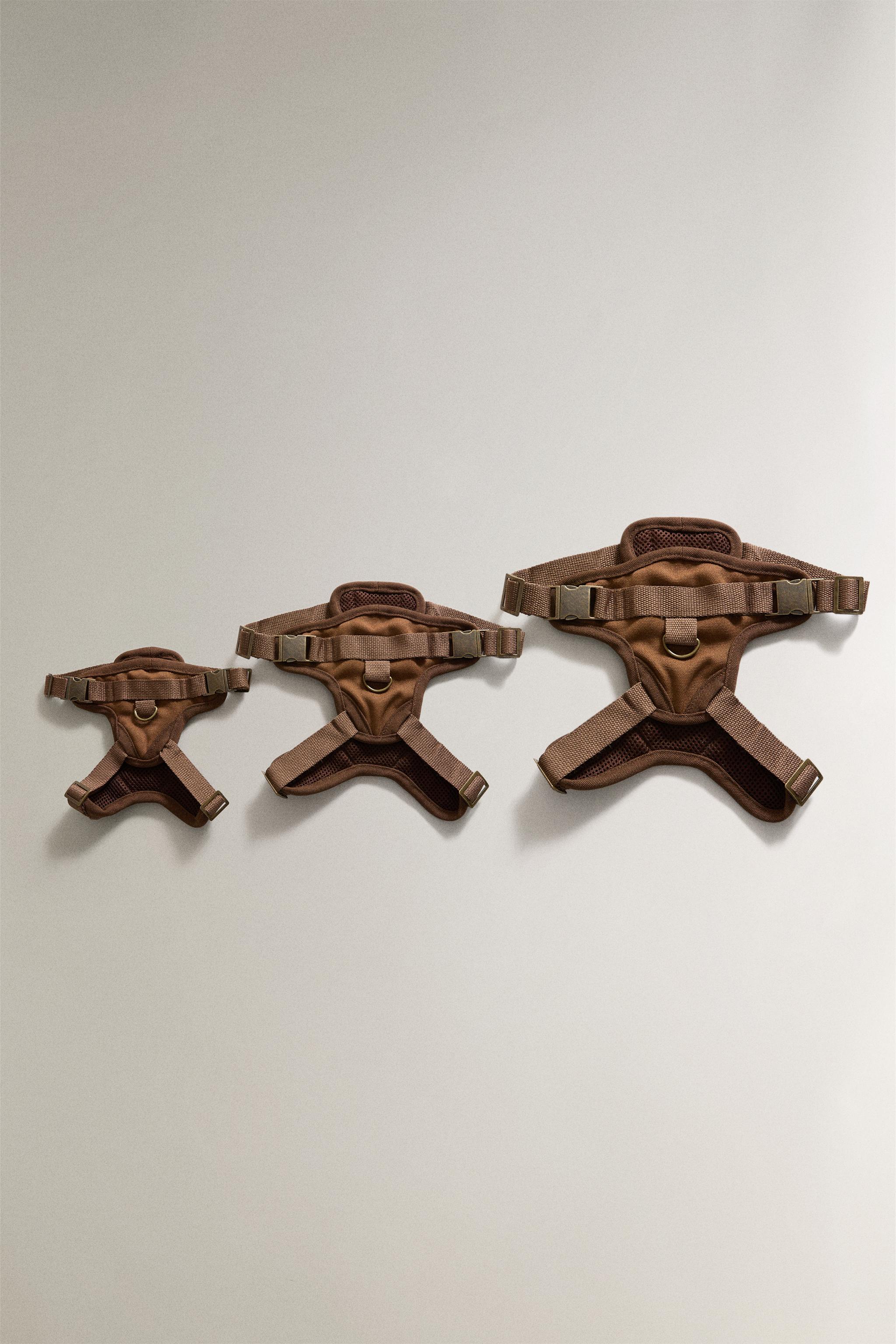 PET HARNESS — Brown