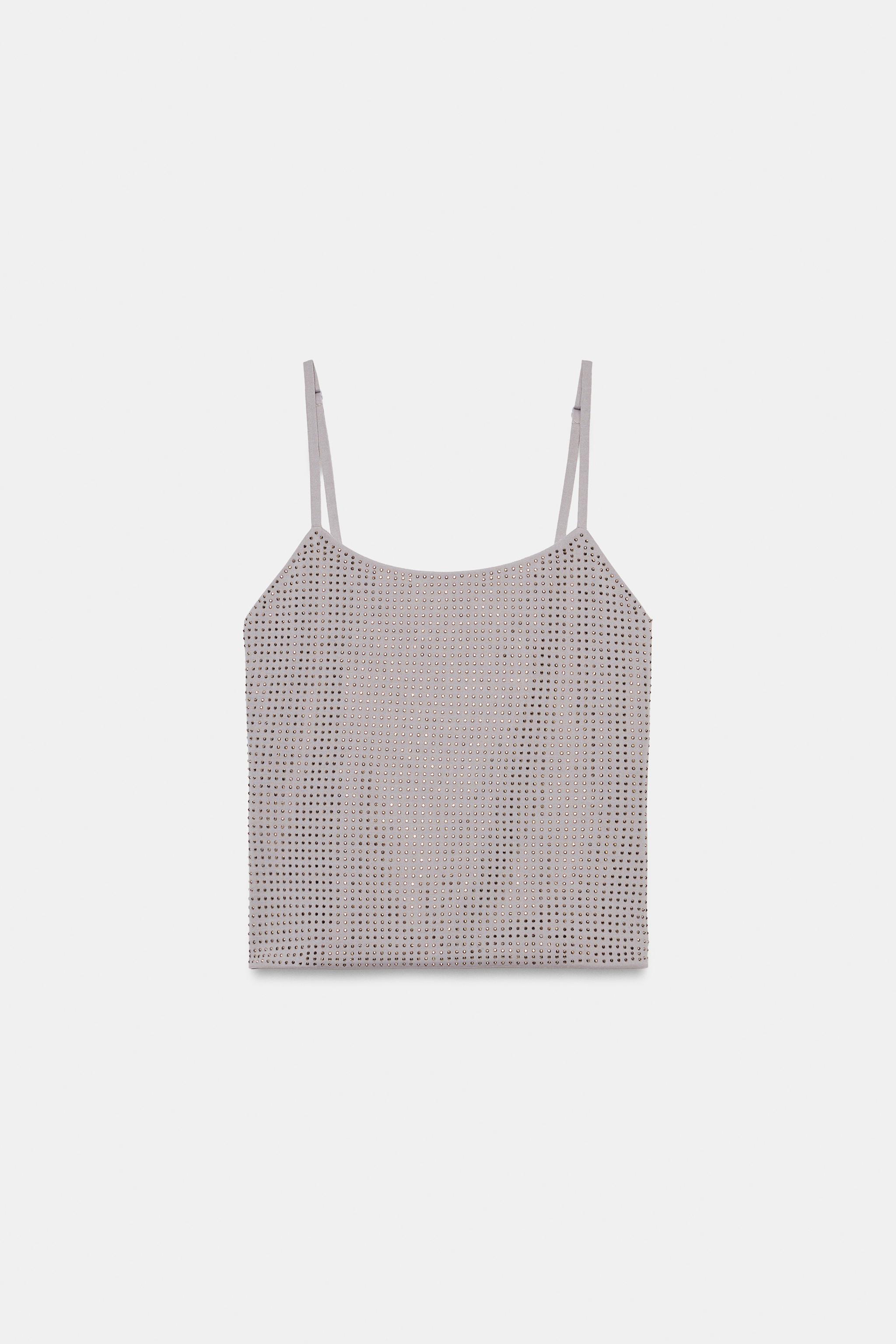 SPARKLY STRAP TOP