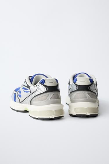 MESH TRAINERS - Blue by Zara - Image 5