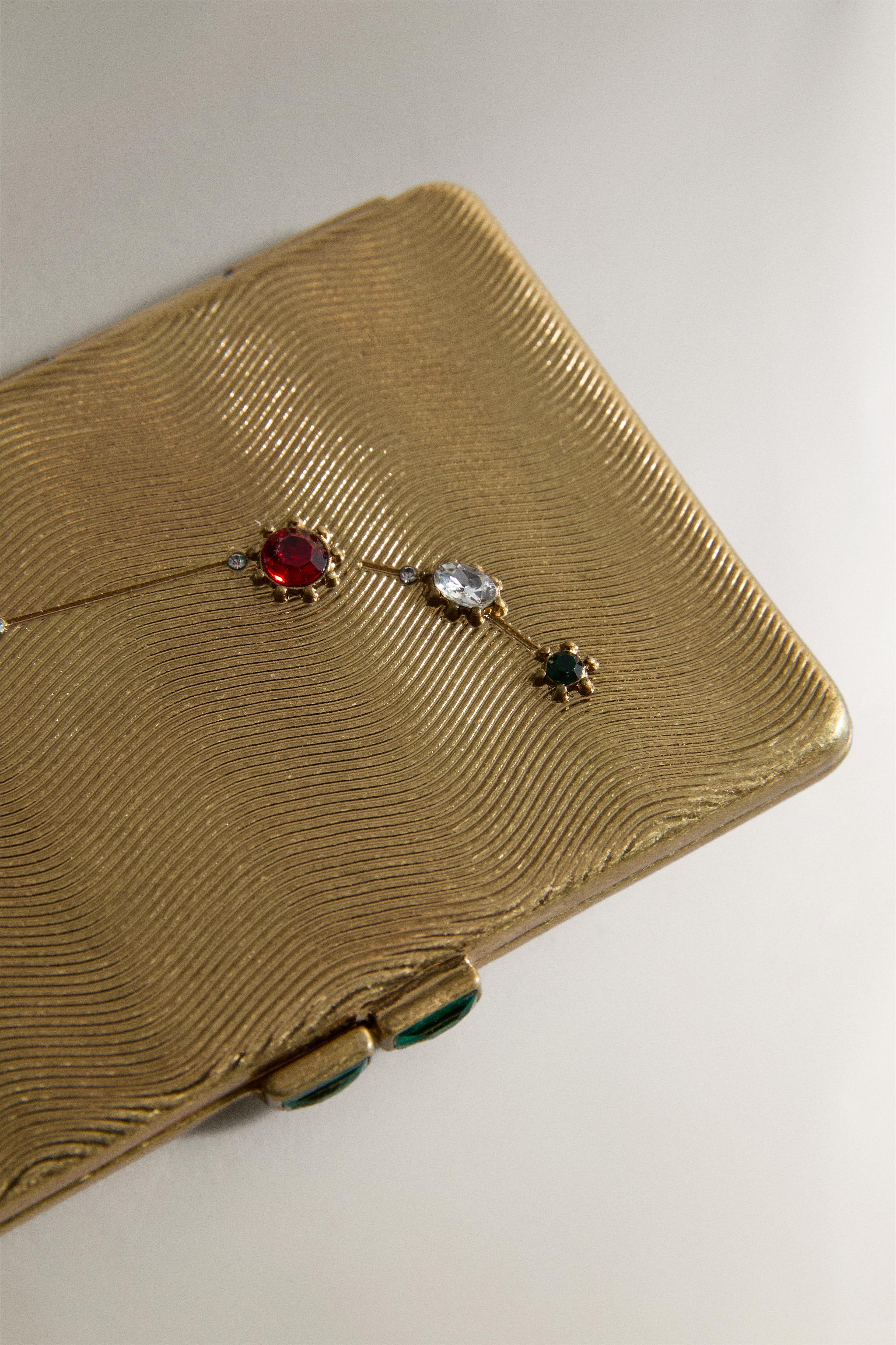 SMALL MARISA BERENSON ARIES MIRROR — Golden