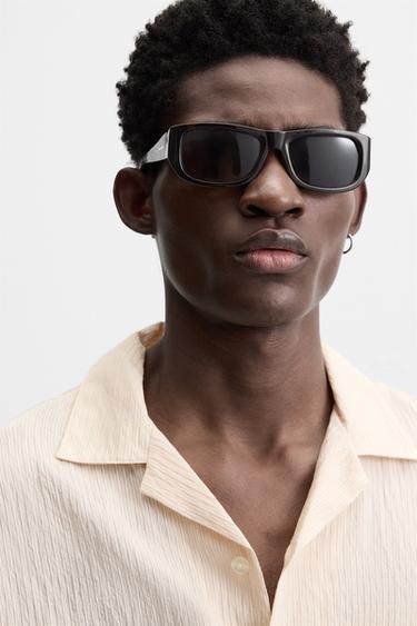 STRIPED TEXTURED SHIRT - Sand by Zara - Image 4
