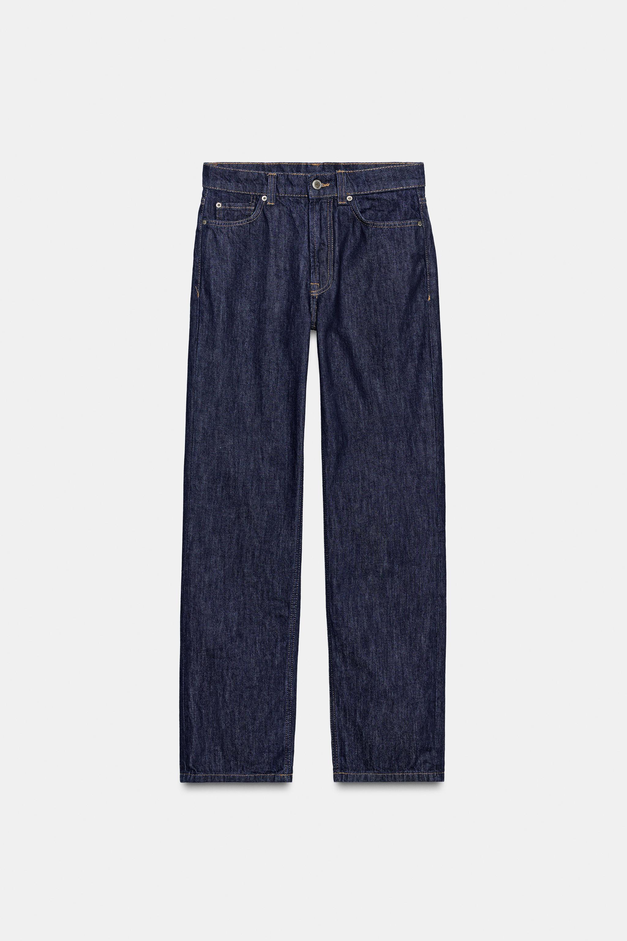 ZW COLLECTION HI-RISE STRAIGHT LEG JEANS