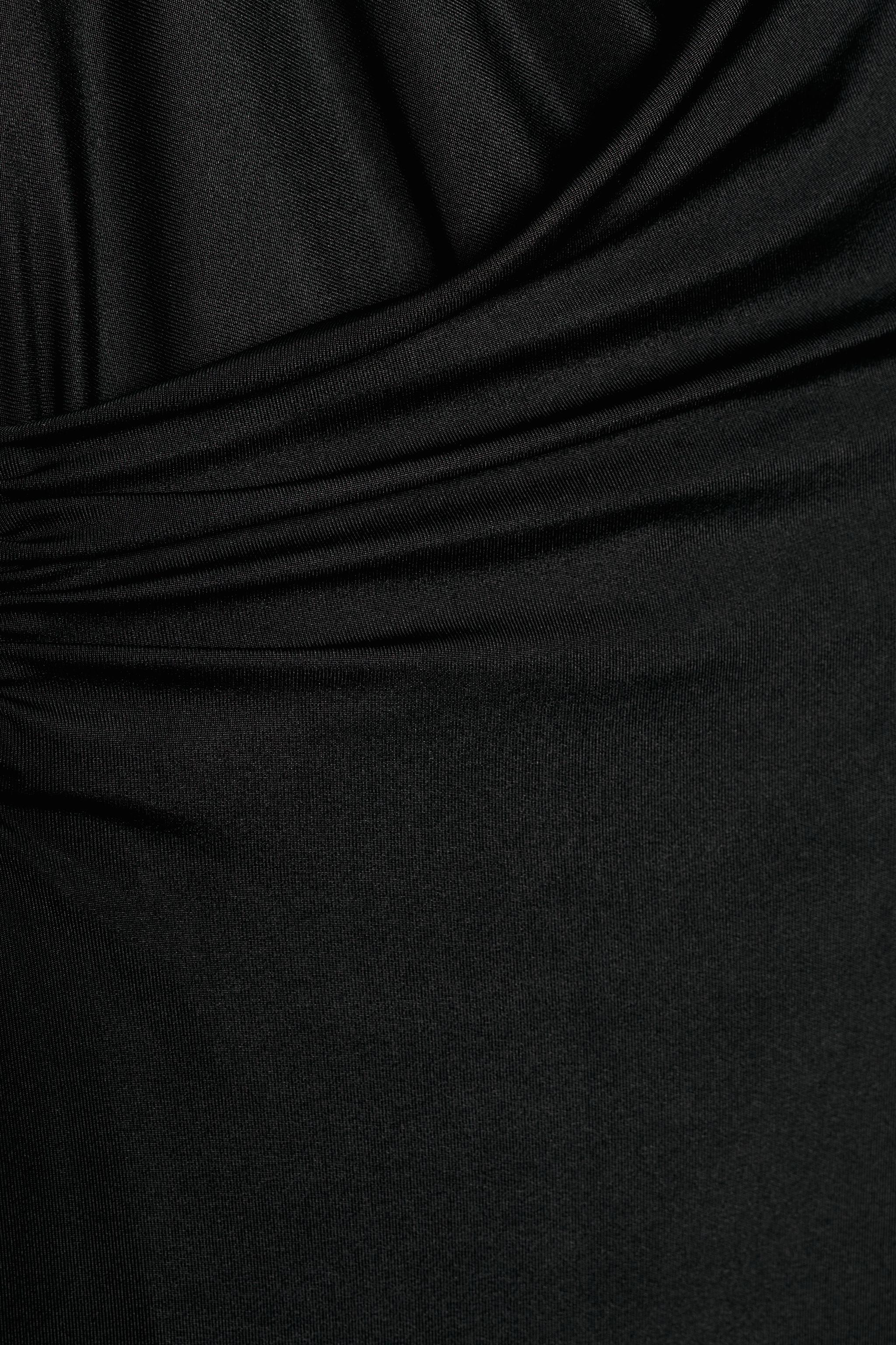 ROBE MI-LONGUE CROISÉE BRETELLES