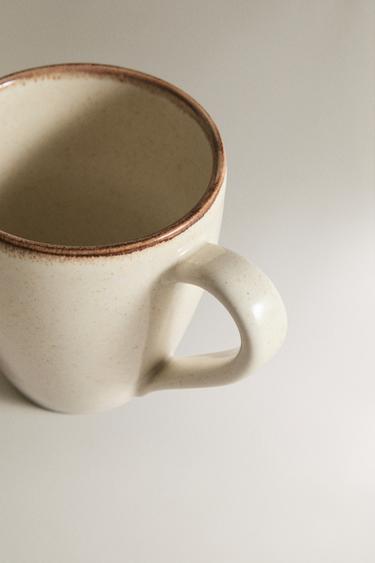 TASSE EN GRÈS - Écru clair de Zara - Image 2