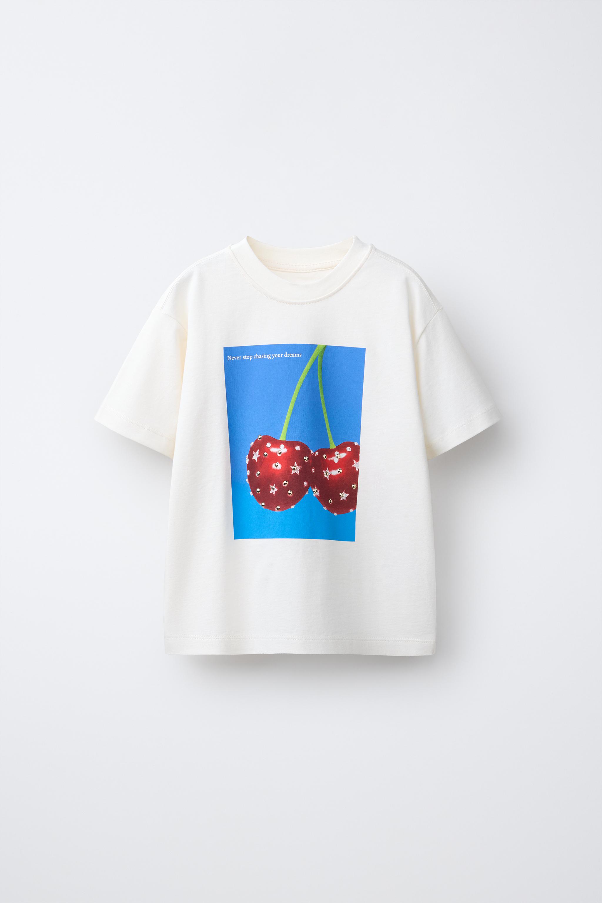 RHINESTONE PHOTO PRINT T-SHIRT