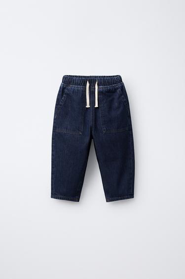 JEANS BAGGY CON TASCHE - Blu di Zara