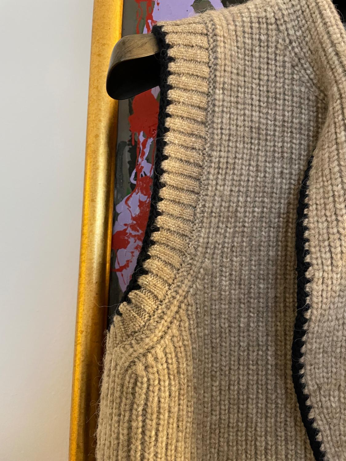 GILET IN MAGLIA CON SCIARPA INTEGRATA - Image 6