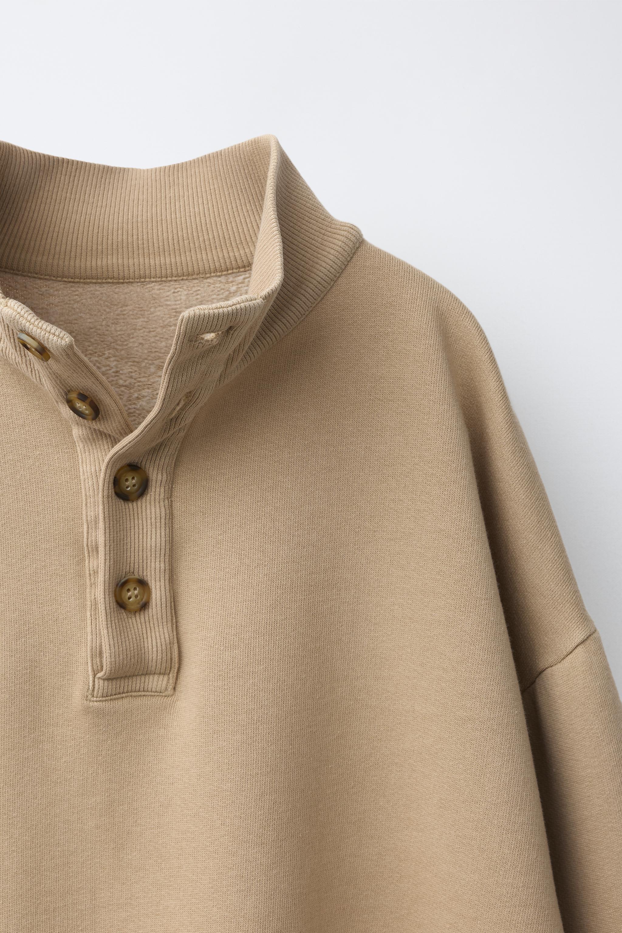 HENLEY SWEATSHIRT