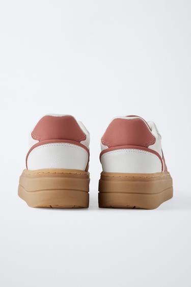 CHUNKY SOLE SNEAKERS - White by Zara - Image 3