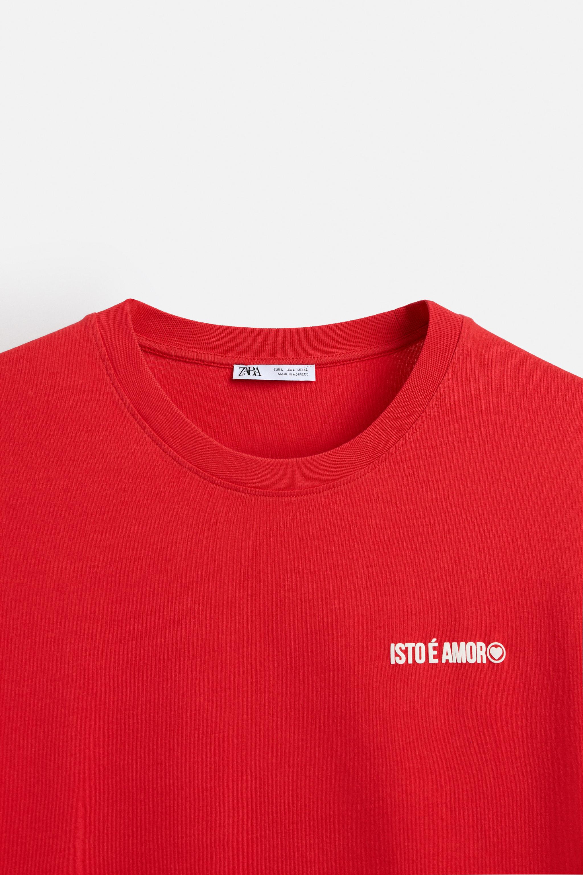 LIMITED EDITION ラバーテキストTシャツ - ブラック | ZARA