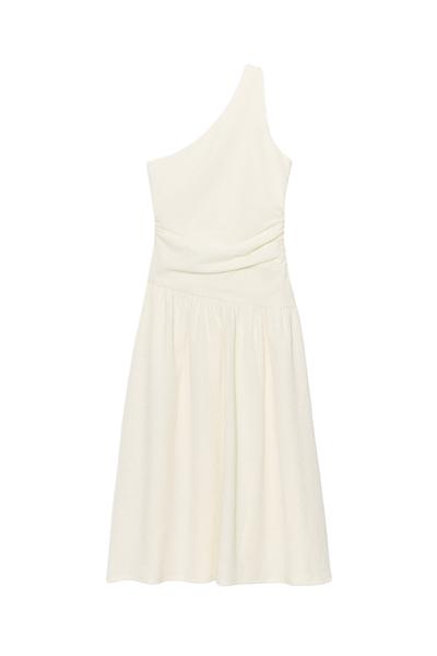 Dress Asymmetric With Texture