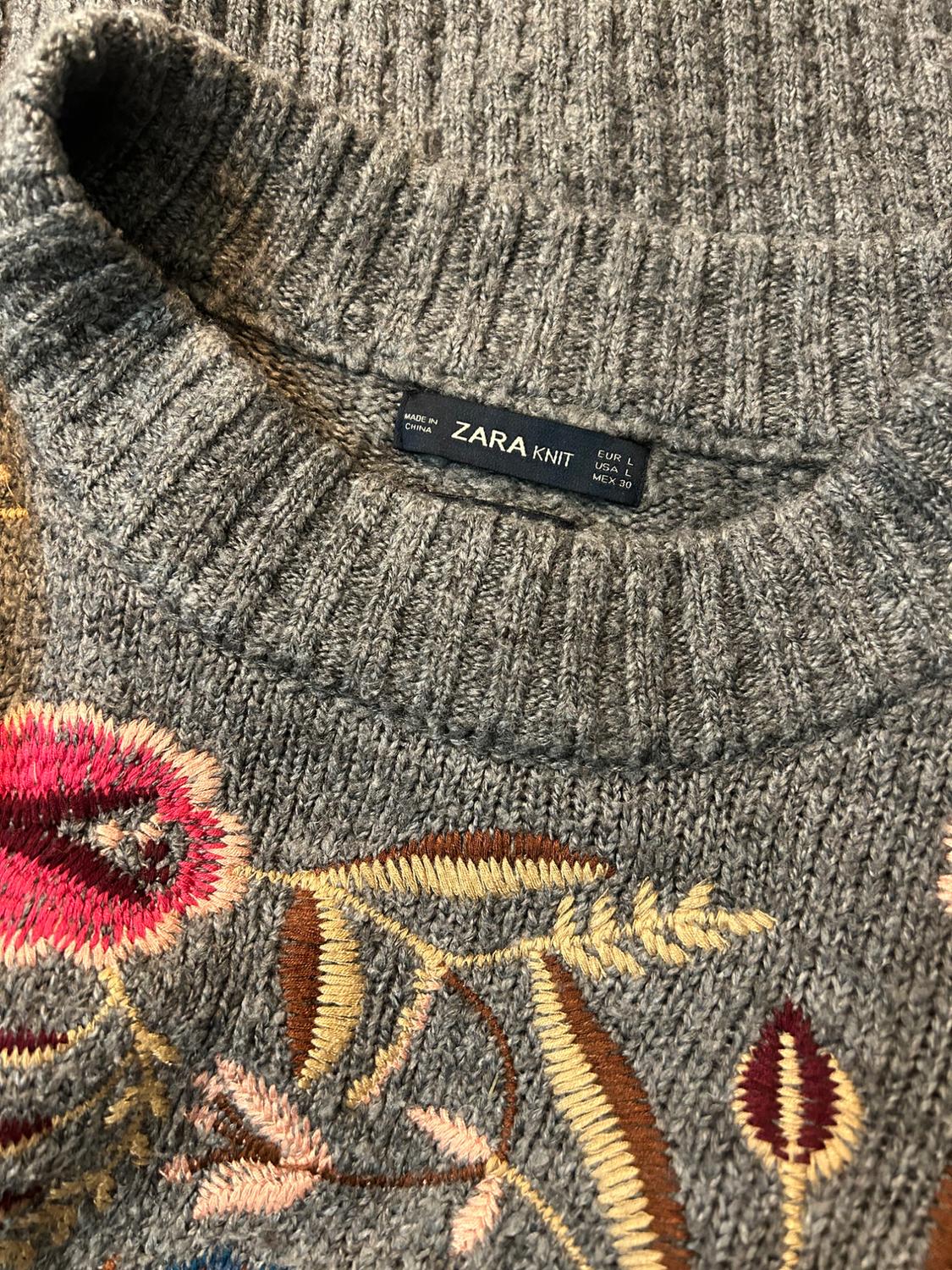 FLORAL EMBROIDERED KNIT JUMPER - Image 6