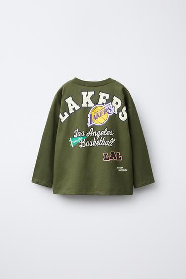 T-SHIRT IMPRIMÉ LOS ANGELES LAKERS NBA - Vert moyen de Zara - Image 1