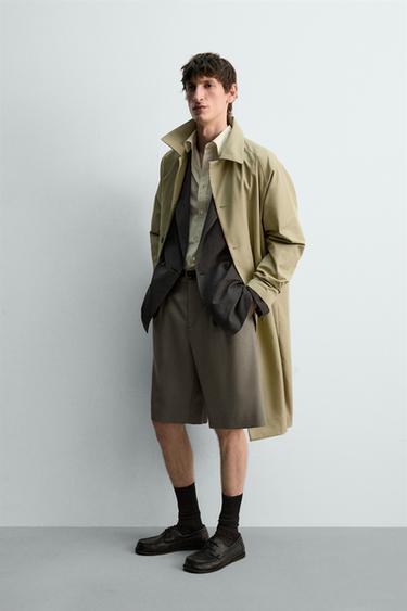 TRENCH COUPE DÉCONTRACTÉE - Sable de Zara - Image 3