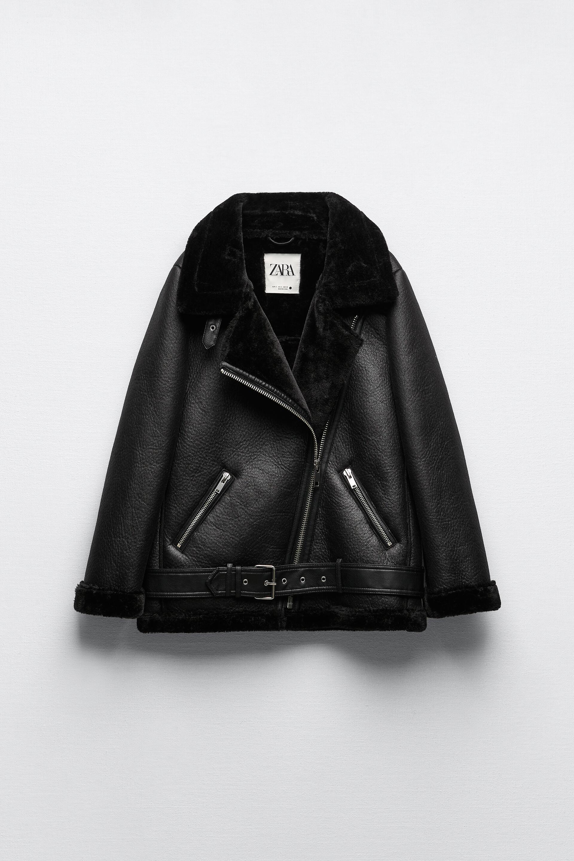 DOUBLE FACED JACKET - Black | ZARA United States