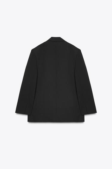 BLAZER BASIQUE OVERSIZE - Noir de Zara - Image 5