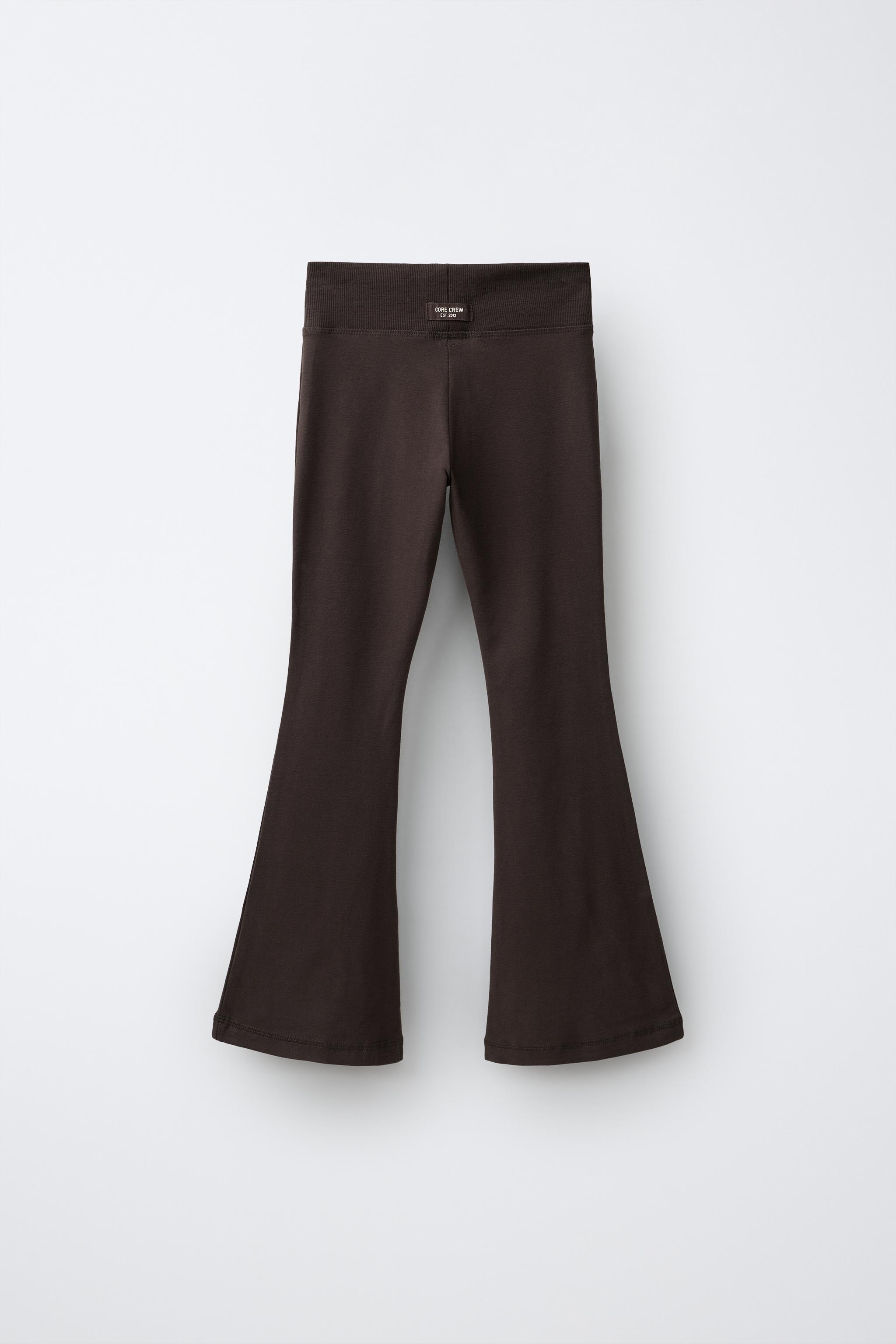 PLAIN FLARE LEGGINGS
