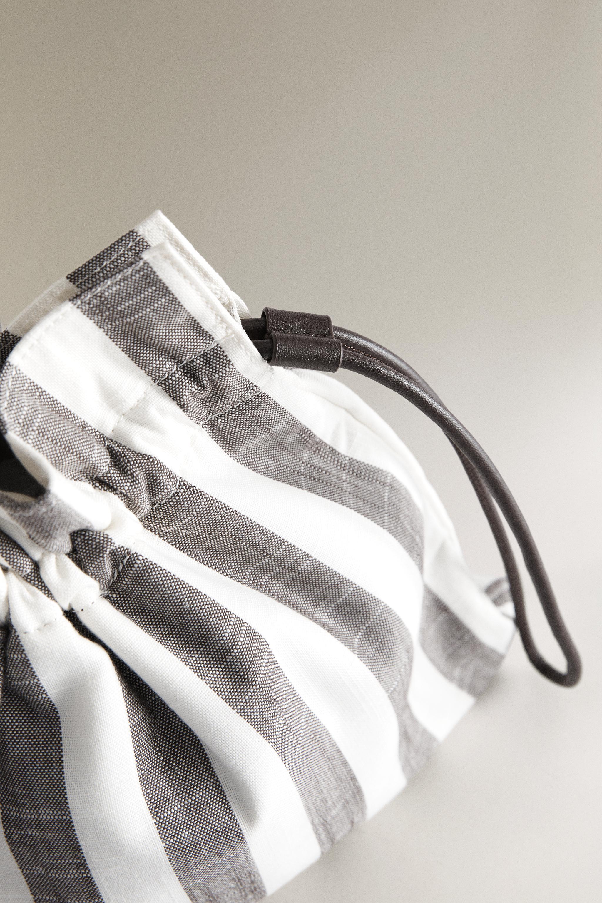 Женские сумки Zara STRIPED MINI HANDBAG — фото 3