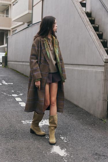 MINI SHORTS - Dark aubergine by Zara