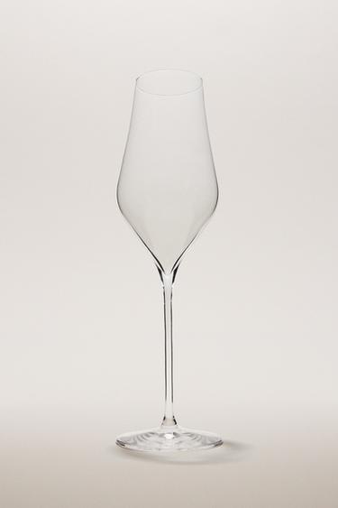 ENKELT FLØJTEGLAS I KRYSTAL - 990 fra Zara