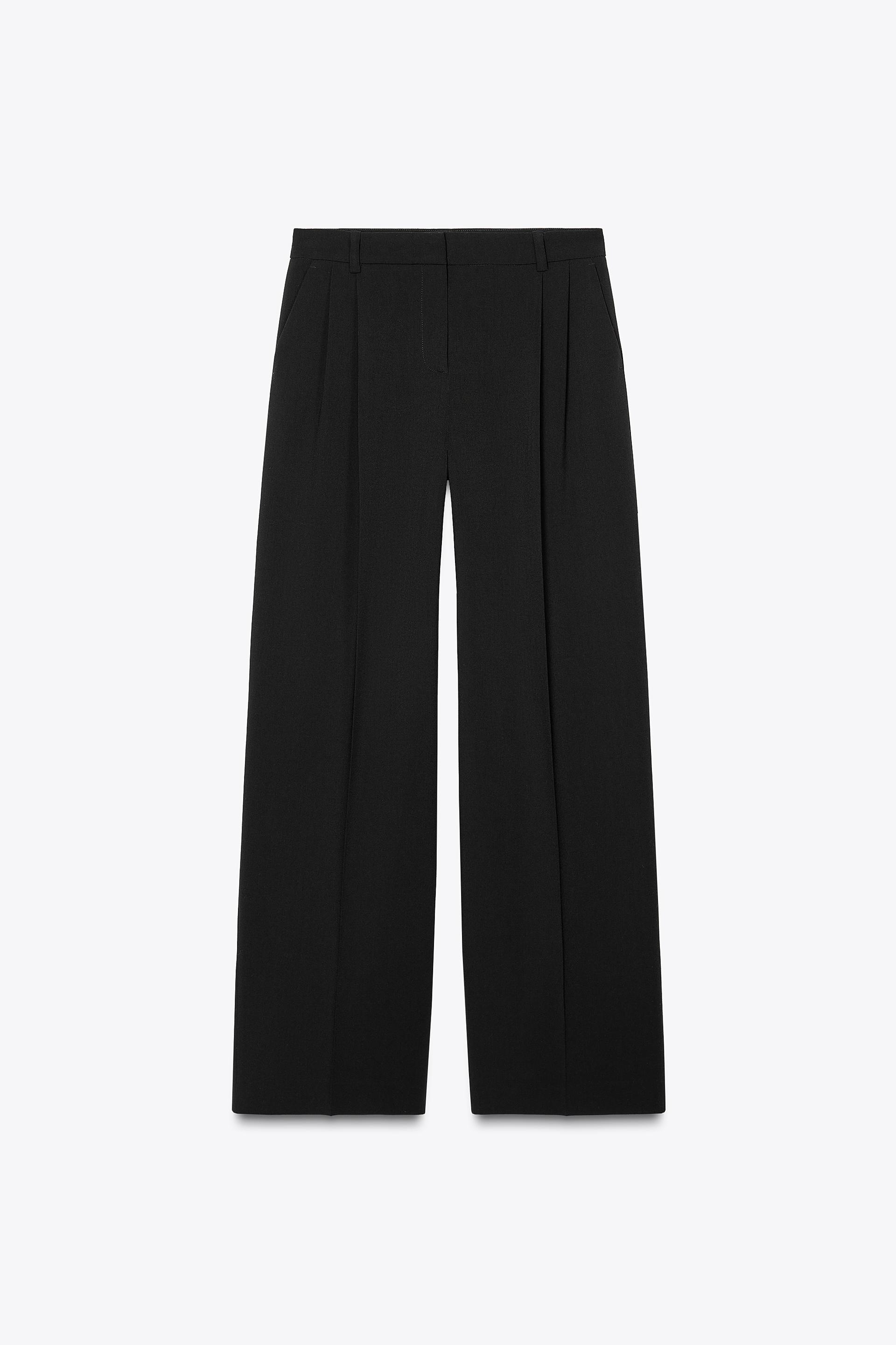 WIDE LEG PANTS WITH DARTS