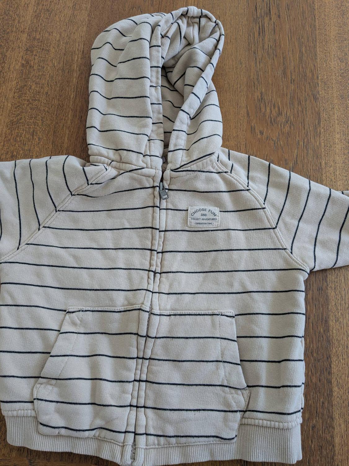 STRIPED PLUSH JACKET - Image 3